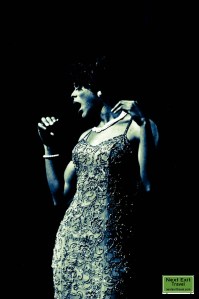 Nicole Lynn Foxx performing at Lucky Pierre's