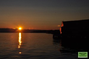 Sunset over Olympic National Forest, Seattle