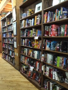 Tattered Cover mystery section
