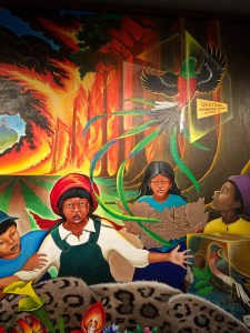 Detail: In Peace and Harmony with Nature, by Leo Tanguma