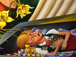 Detail: In Peace and Harmony with Nature, by Leo Tanguma